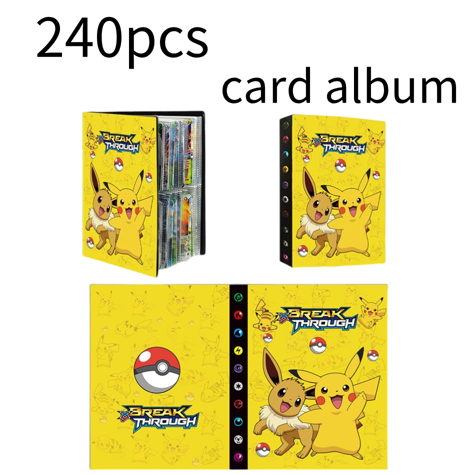 Pokemon Binder Card - 2026 New POKEMONES Cards Album Book