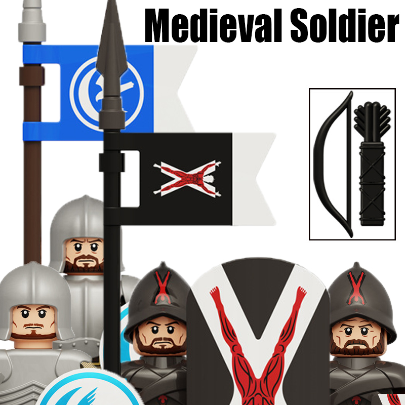 MOC Medieval Military Roman In - Lego Minifigure Holder recension och pris