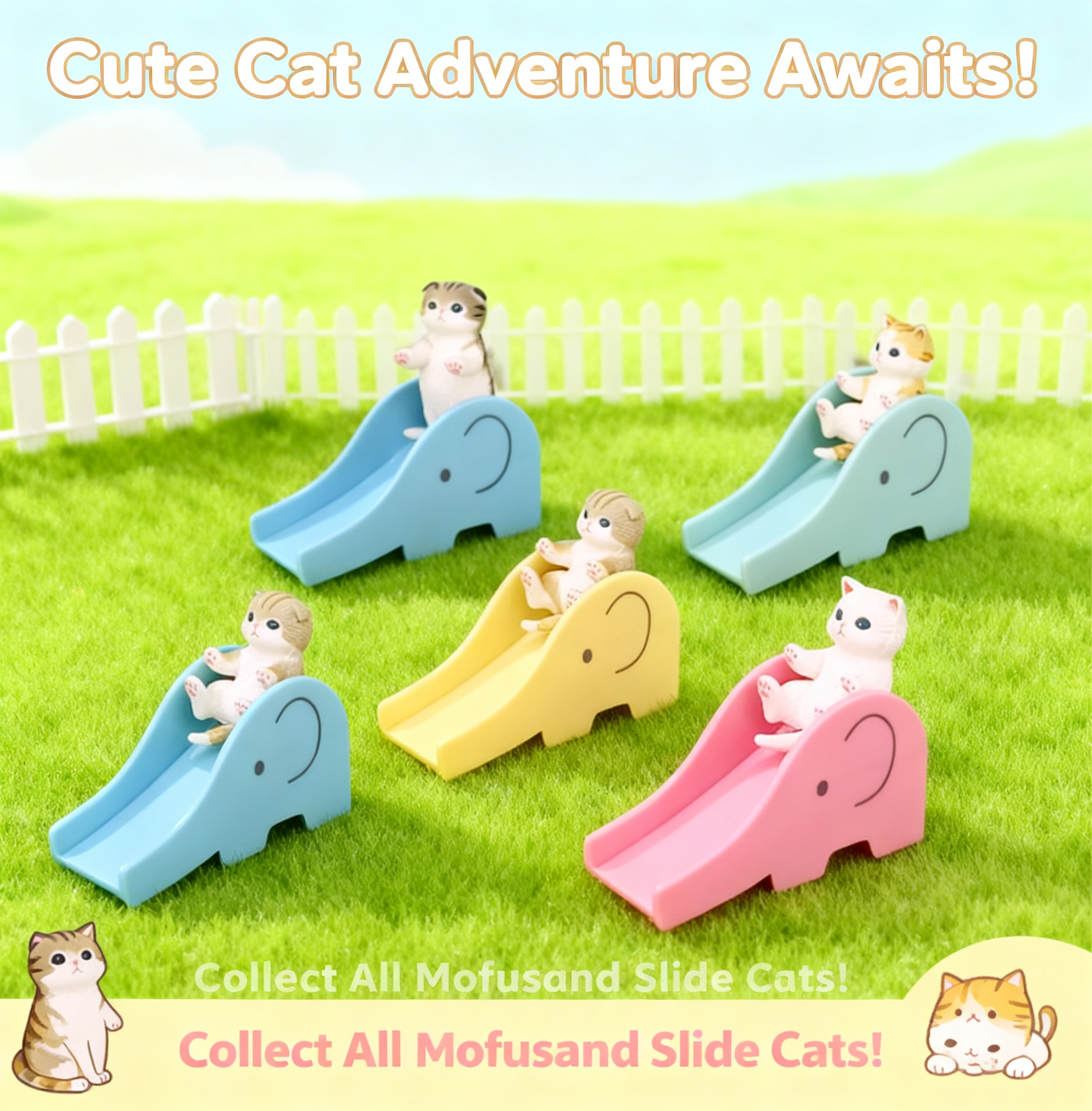 Mofusand Shark Cat Slide Blind - Mystery Box Blind Bag recension och pris