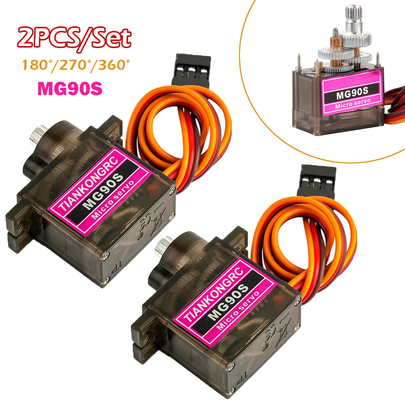 2PCS MG90S Full Metal Gear Mic - Model Airplane Plastic recension och pris