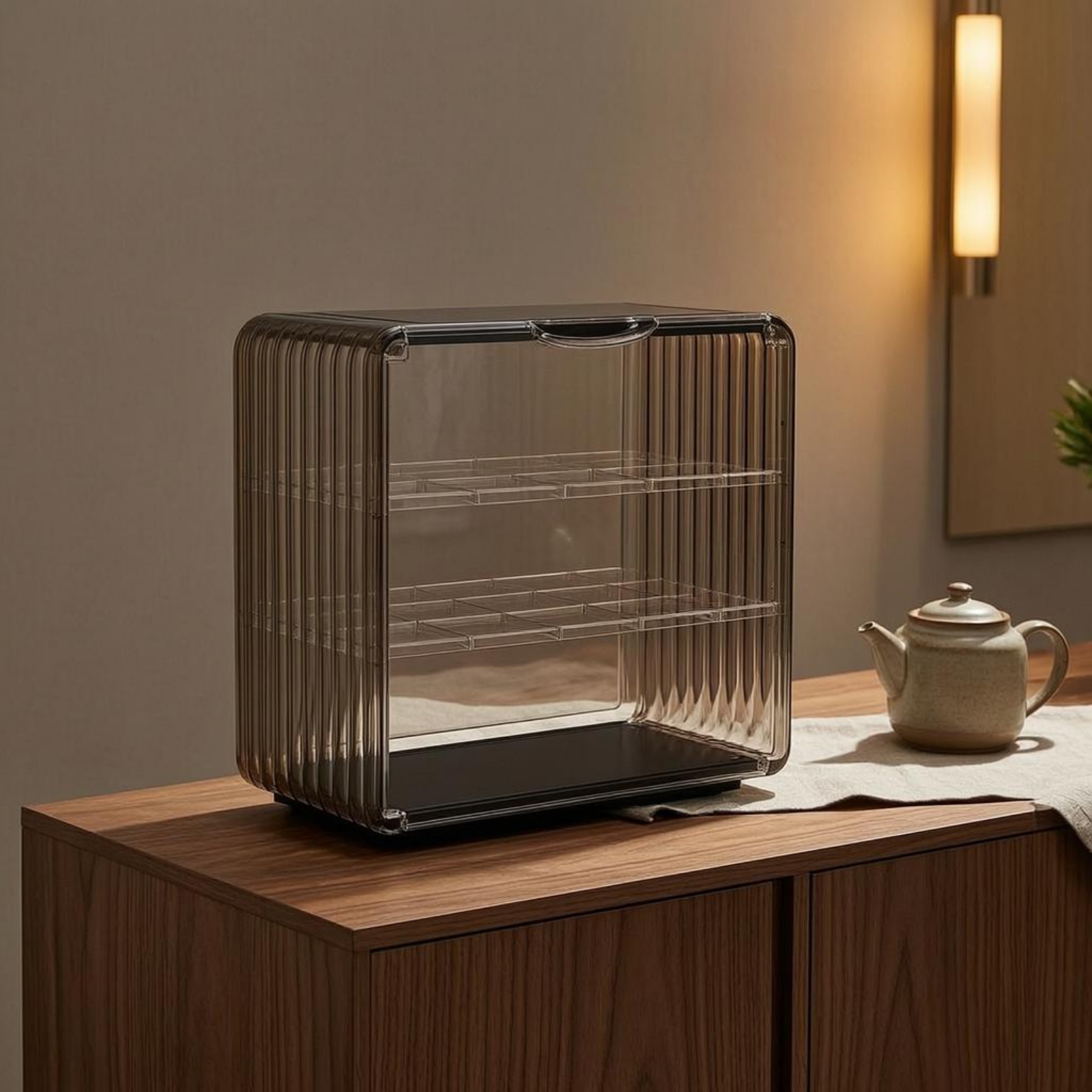 Acrylic Cup Storage Rack Trans - Display Case Acrylic recension och pris