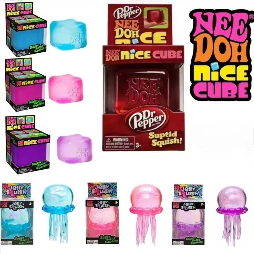 NeeDoh Trending Jellyfish & Cu - Fidget Cube Original recension och pris