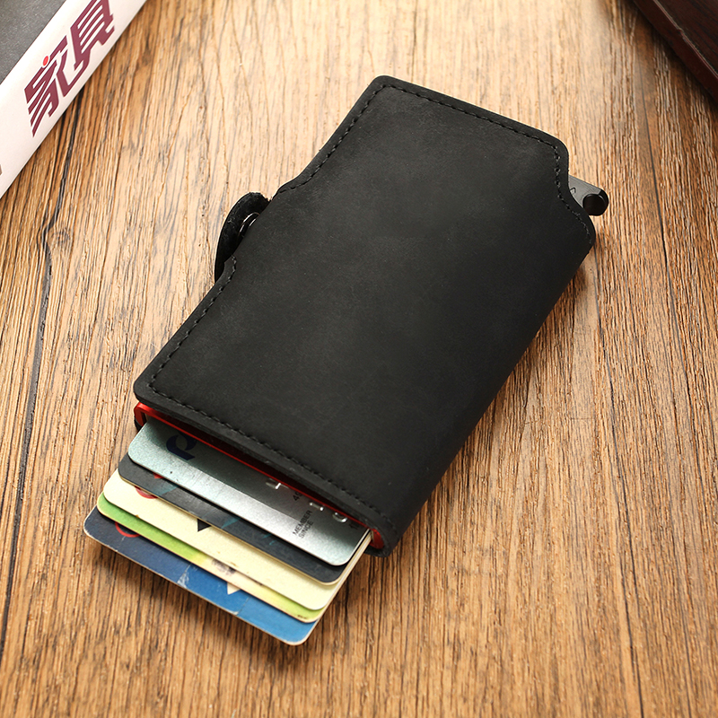 Slim Business Card Holder Men  - Card Top Loader recension och pris