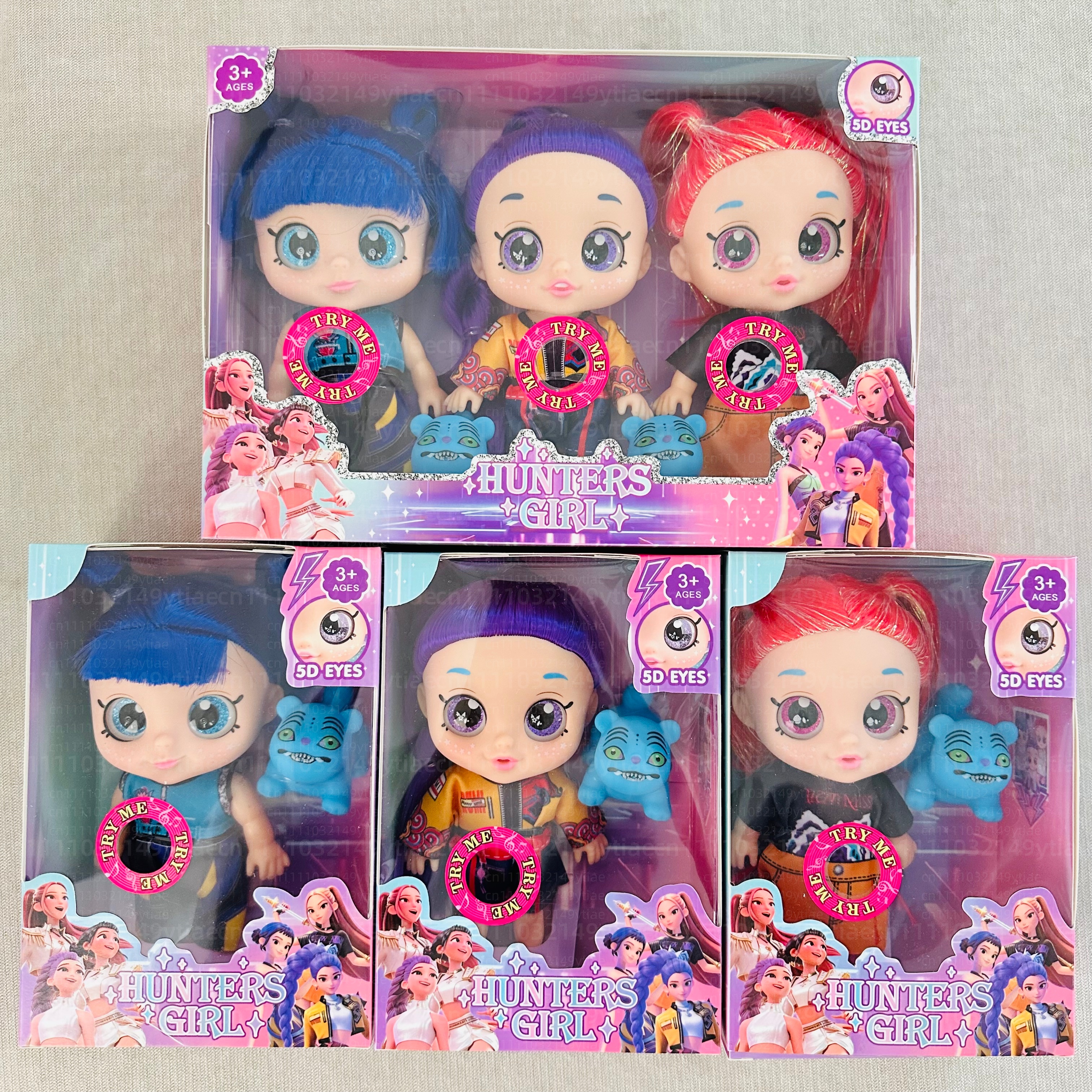 Anime Gilrs Lumi Mila Zoi K-po - Vinyl Figure Blank recension och pris