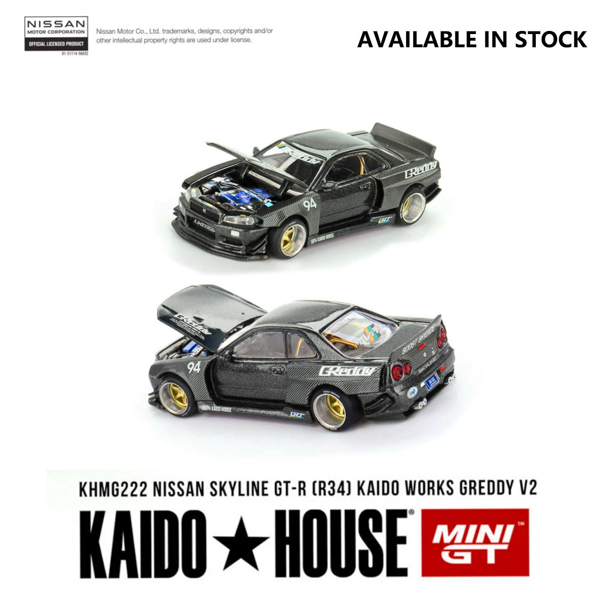 Mini GT x Kaido House 1:64 Nis - Die Cast Car 1 64 recension och pris
