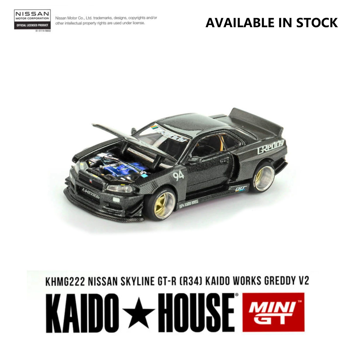 Mini GT x Kaido House 1:64 Nis - Die Cast Car 1 64 recension och pris