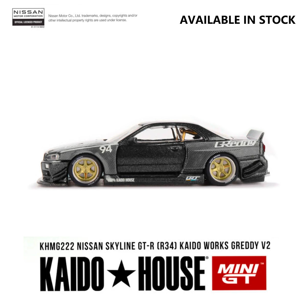 Mini GT x Kaido House 1:64 Nis - Die Cast Car 1 64 recension och pris