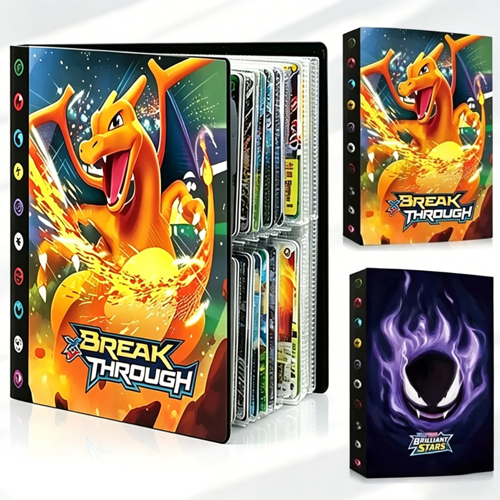 HOT 240PCS Pok é mon Cards Alb - Pokemon Binder Card recension och pris