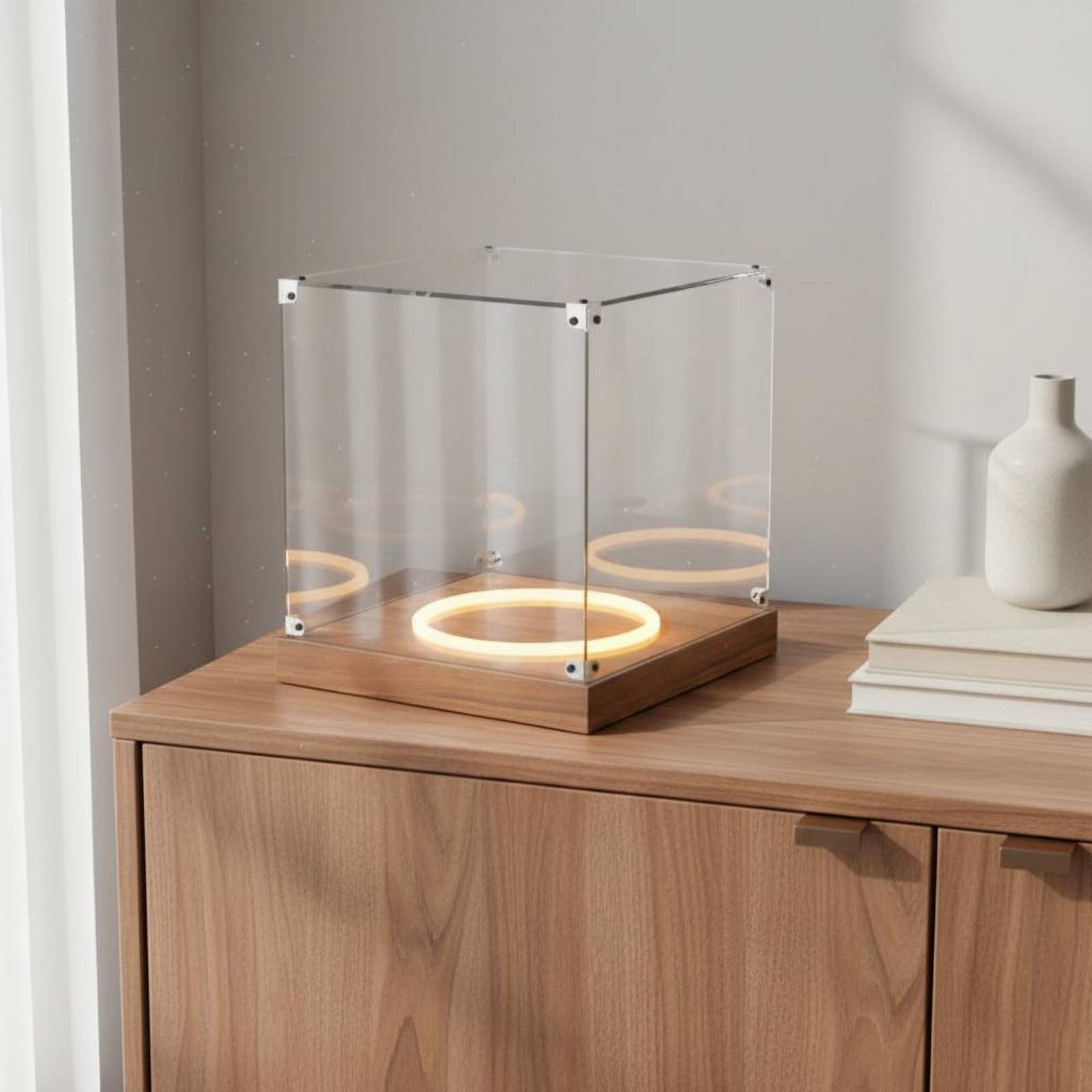 Acrylic Roundball Display Case - Display Case Acrylic recension och pris