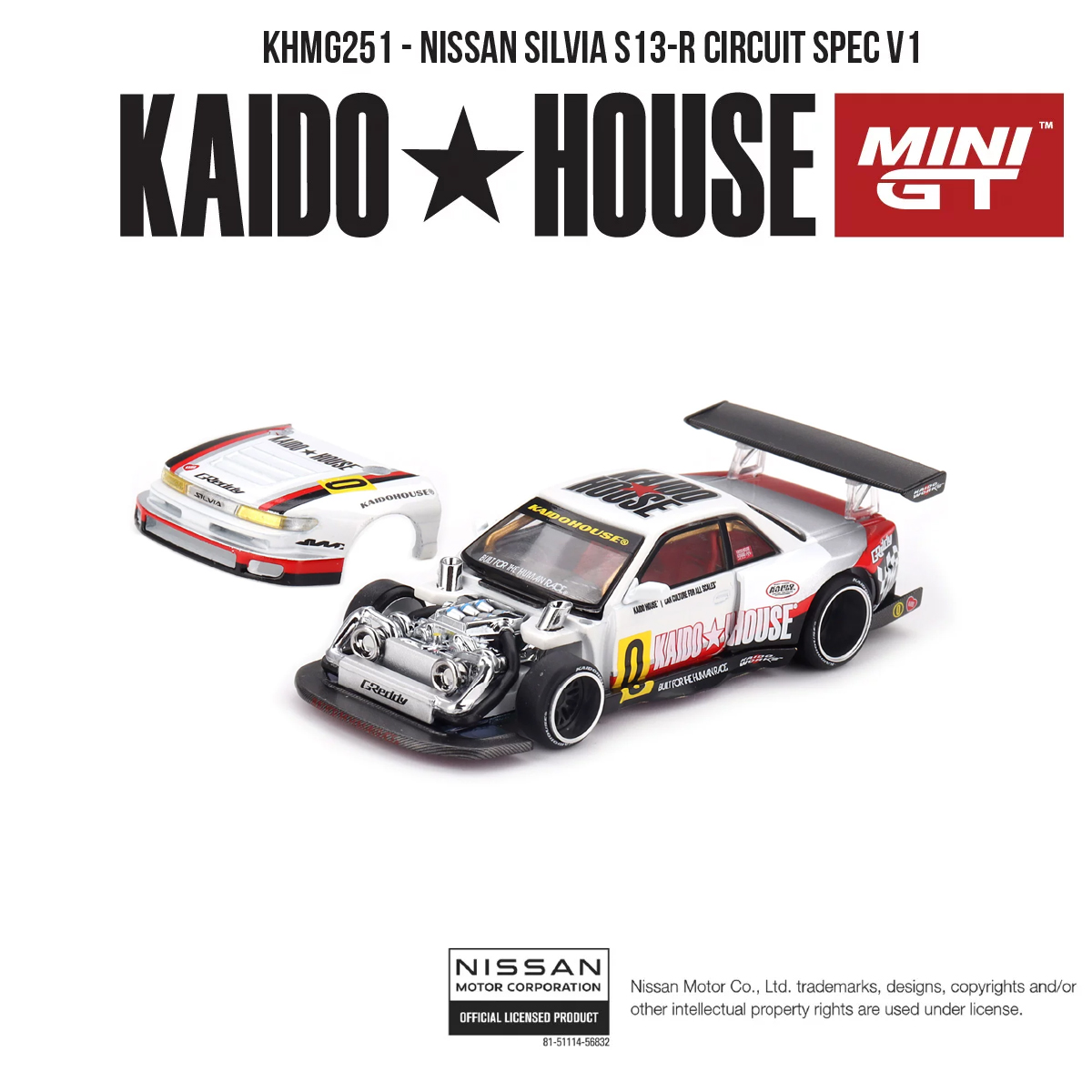 Kaido House 1:64 Nissan Silvia - Die Cast Car 1 64 recension och pris