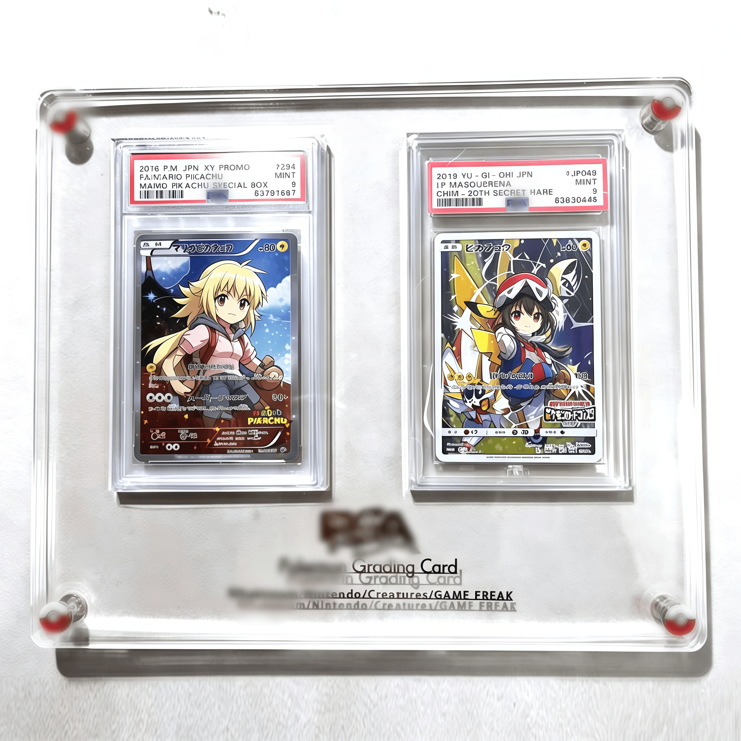 PTCG Pokemon Yu-Gi-Oh Rating G - Graded Card Display recension och pris