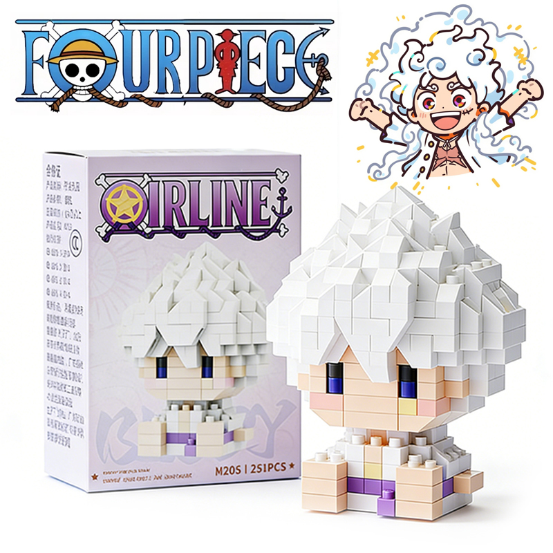 ONE PIECE Sun God Nika Luffy M - Building Block Mini recension och pris