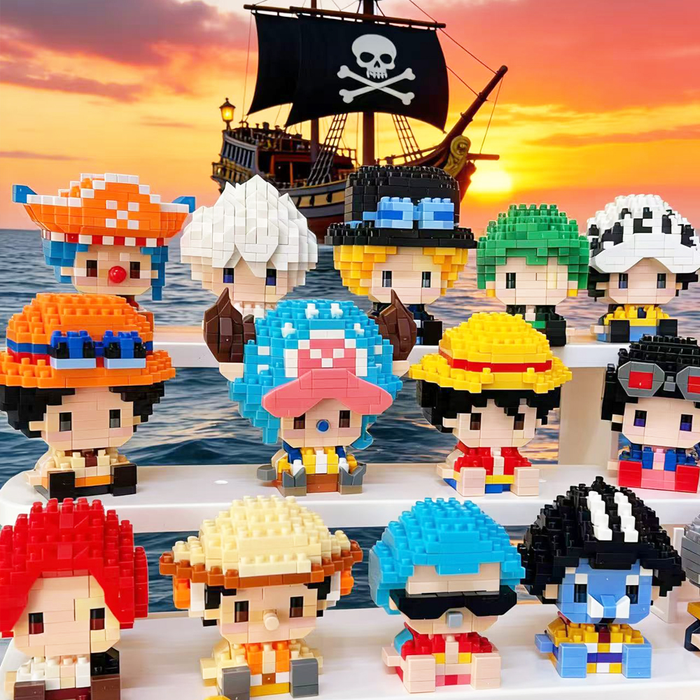 ONE PIECE Sun God Nika Luffy M - Building Block Mini recension och pris