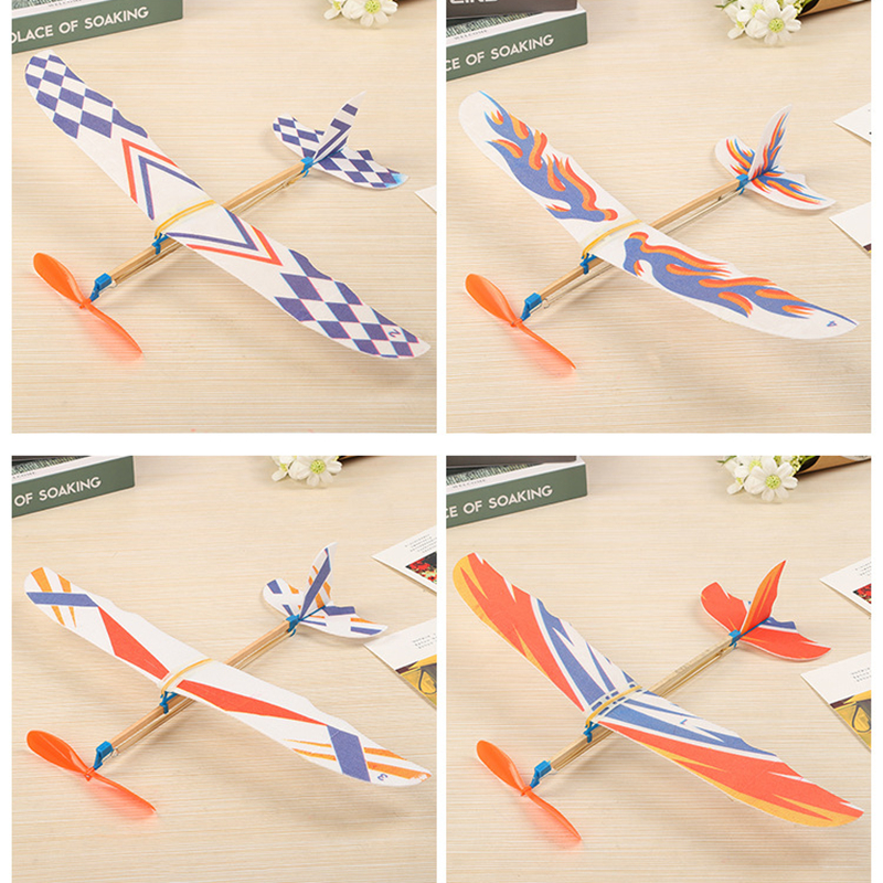 5/10Pcs Rubber Band Powered Ai - Model Airplane Plastic recension och pris