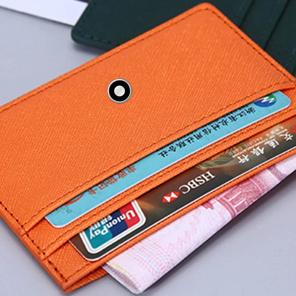 Minimalist Women Men Leather S - Card Top Loader recension och pris