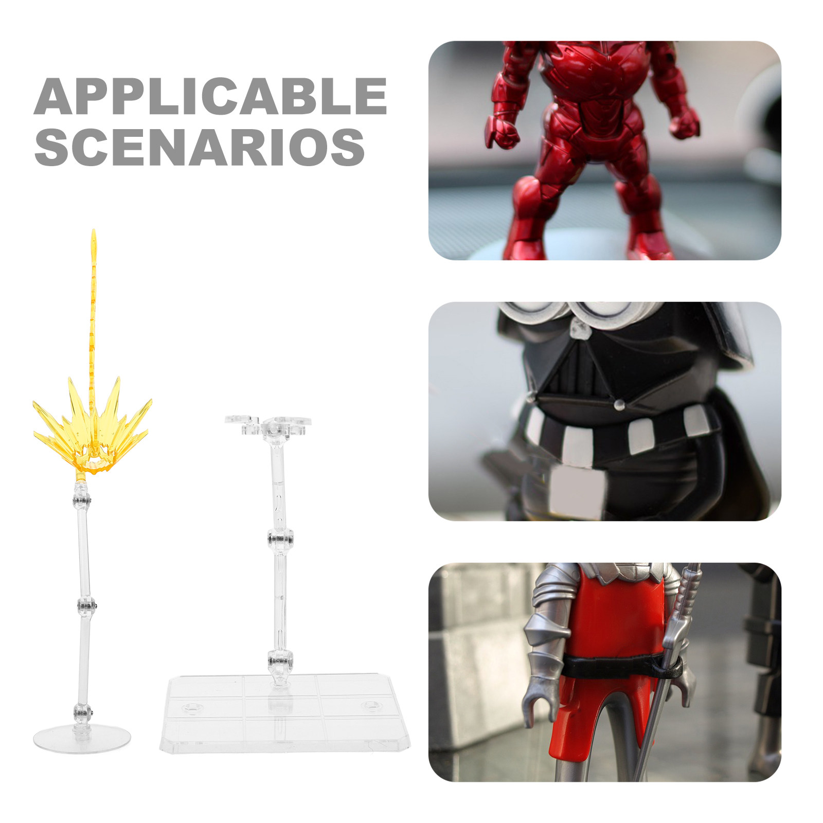 2Pcs Effect Display Stand Adju - Action Figure Stand recension och pris