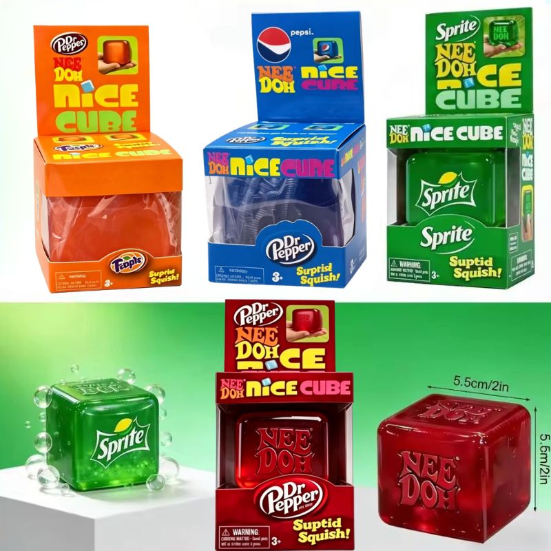 .Dr Pepper x NeeDoh Nice Cube  - Fidget Cube Original recension och pris