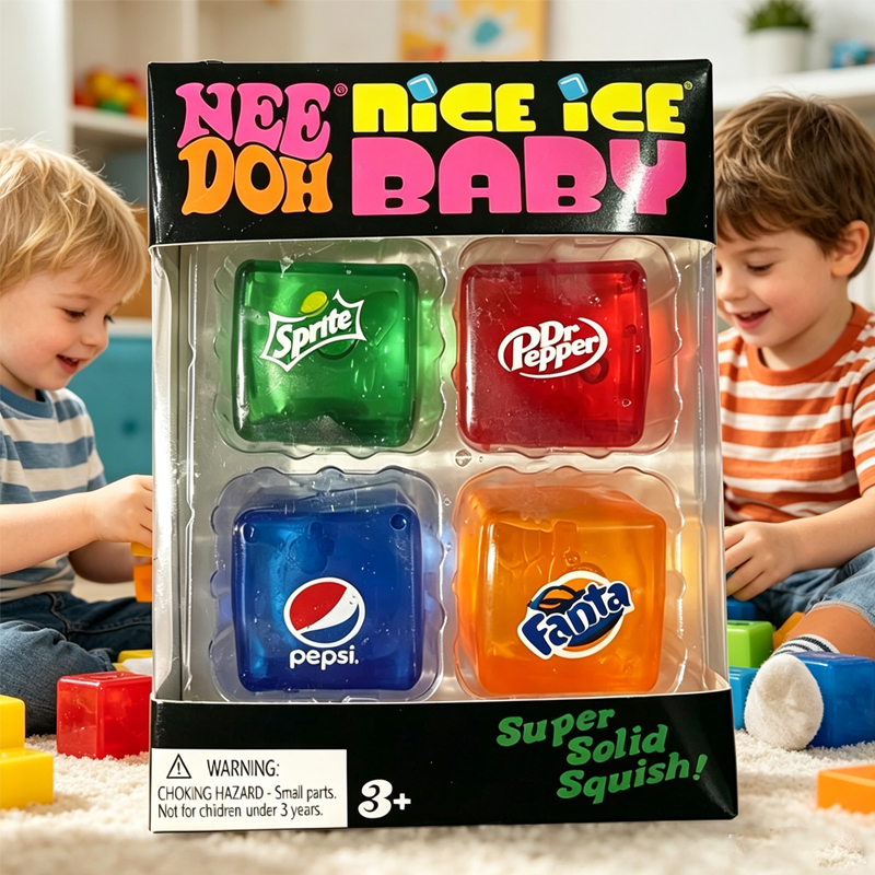 New Set Squishy *Needoh Nice C - Fidget Cube Original recension och pris