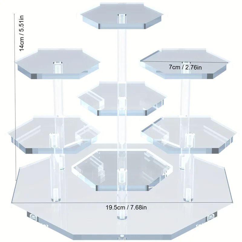 Acrylic Display Stand for Figu - Display Risers Set recension och pris