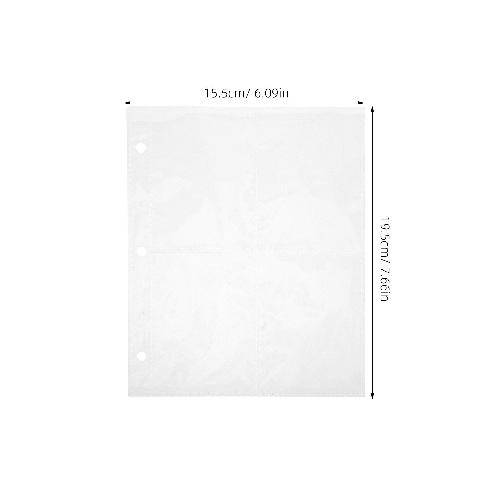 10Pcs Premium Transparent PP R - Trading Card Binder recension och pris