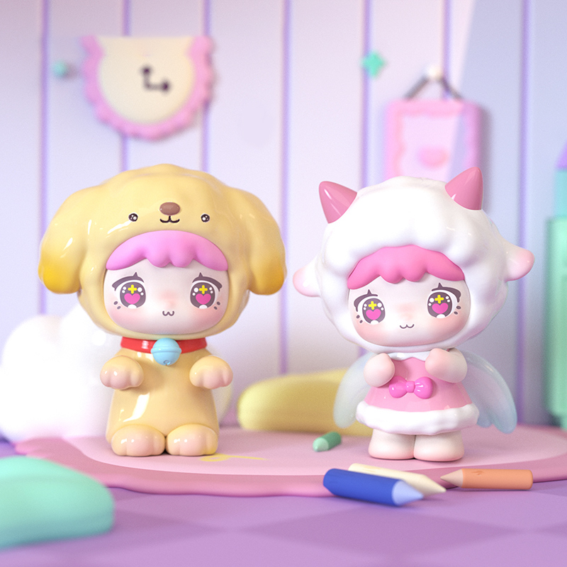 Qubii Autumn Animal Castle Day - Vinyl Figure Blank recension och pris