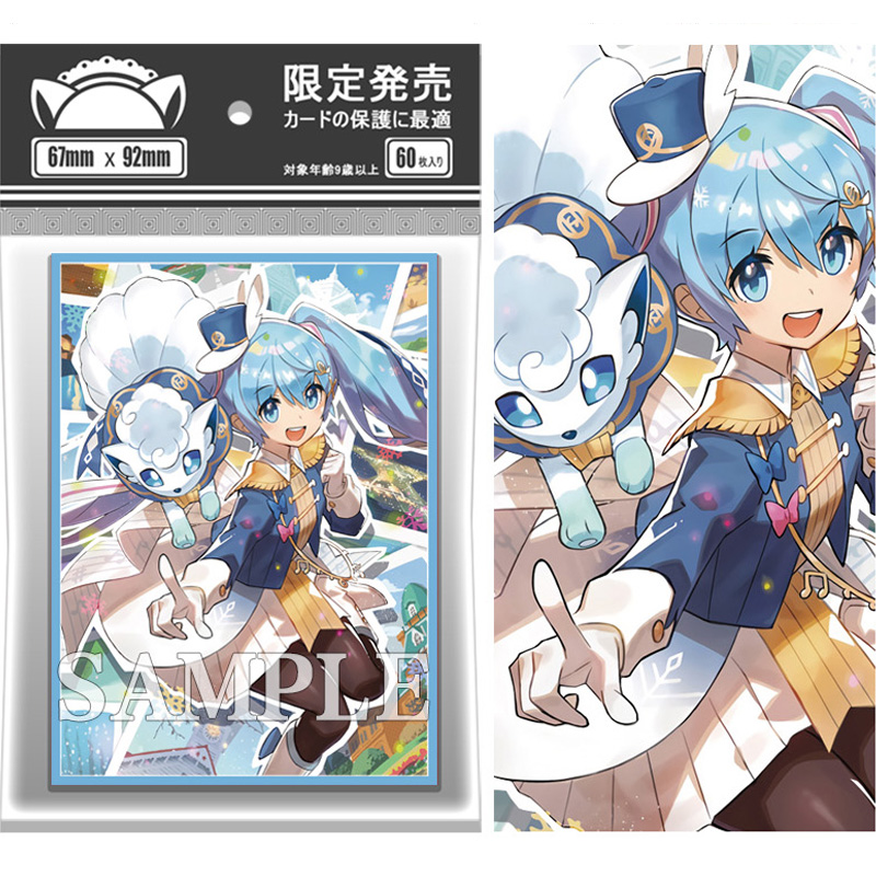 60Pcs/set Hatsune Miku Vulpix  - Card Penny Sleeve recension och pris