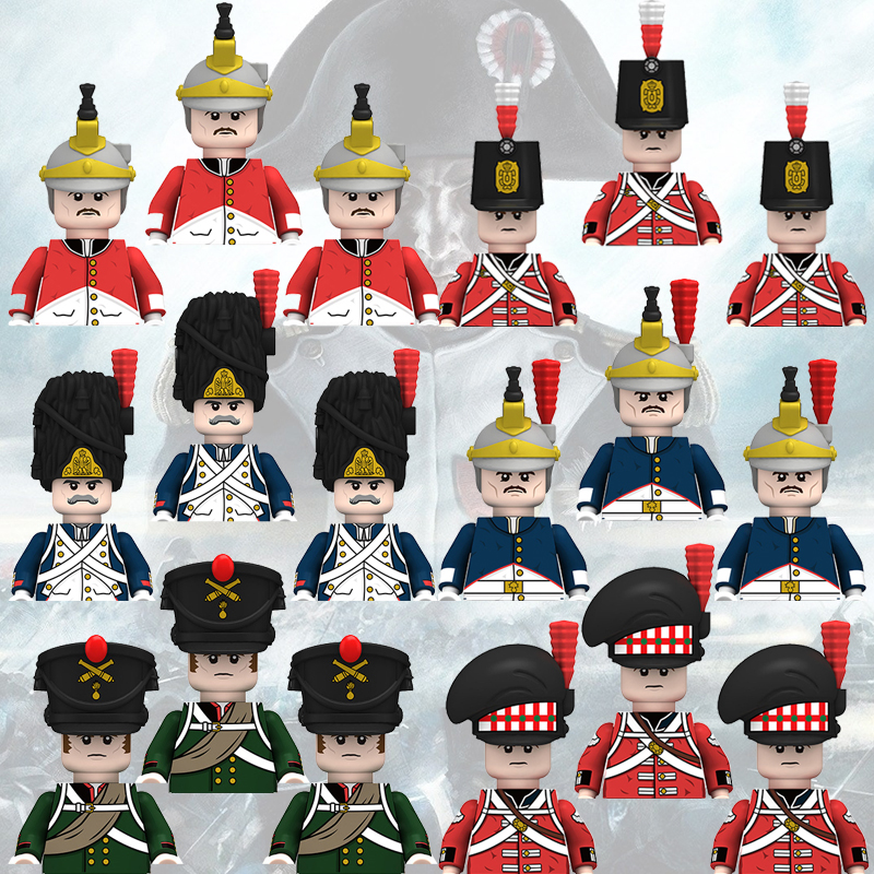 10pcs Napoleonic Wars Military - Lego Minifigure Holder recension och pris