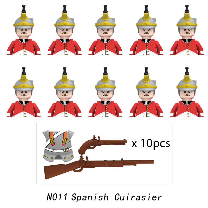 10pcs Napoleonic Wars Military - Lego Minifigure Holder recension och pris