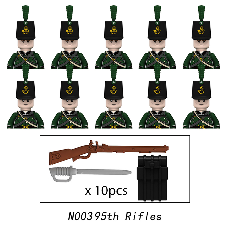 10pcs Napoleonic Wars Military - Lego Minifigure Holder recension och pris