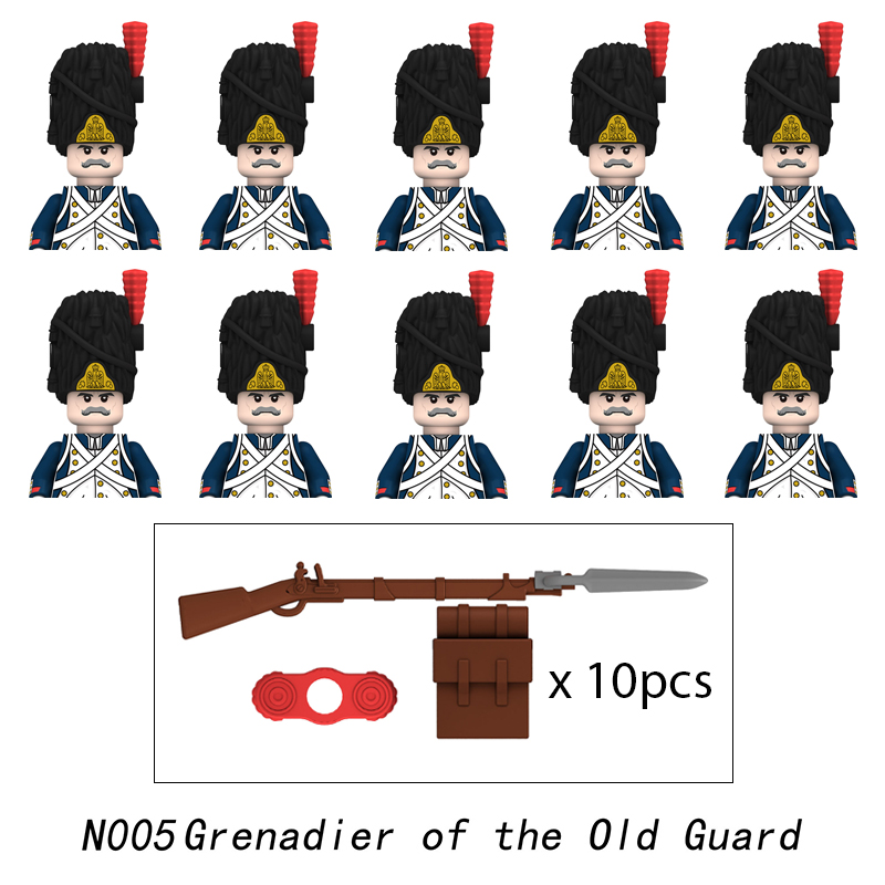 10pcs Napoleonic Wars Military - Lego Minifigure Holder recension och pris