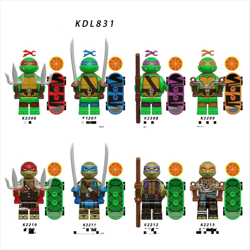 KDL831 cartoon series Teenage  - Building Block Mini recension och pris