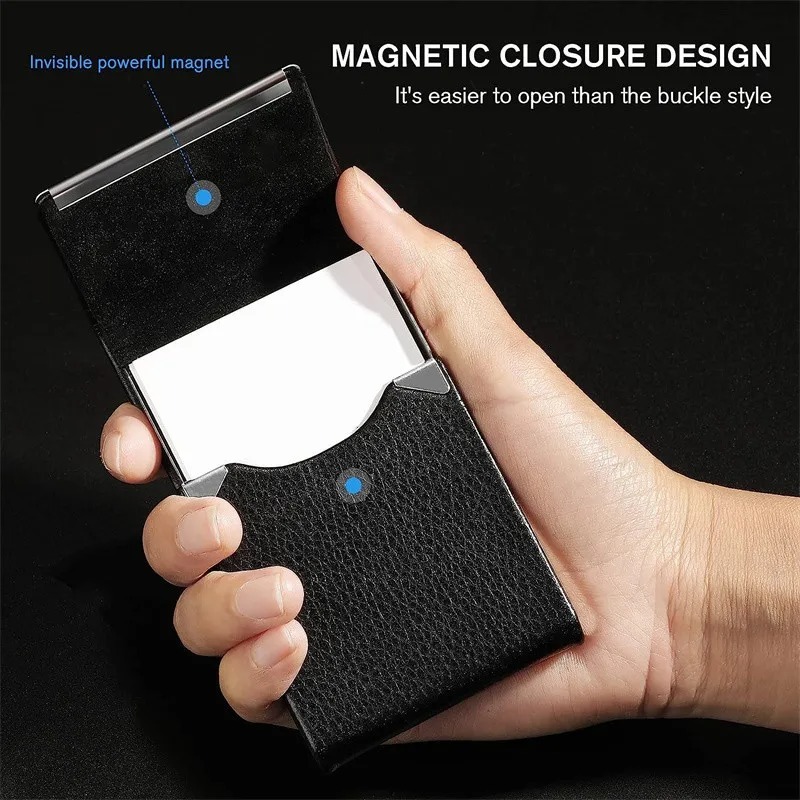 1 Pcs Business Card Holder Cas - Card Top Loader recension och pris