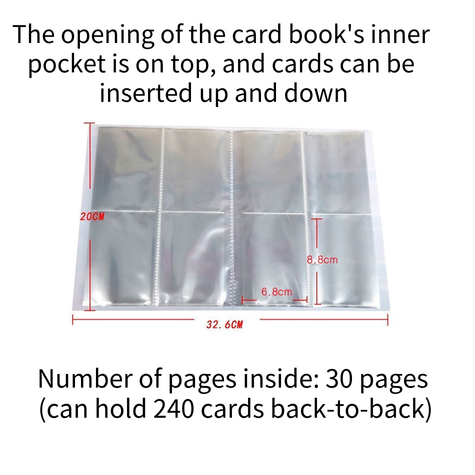2026 New POKEMONES Cards Album - Pokemon Binder Card recension och pris