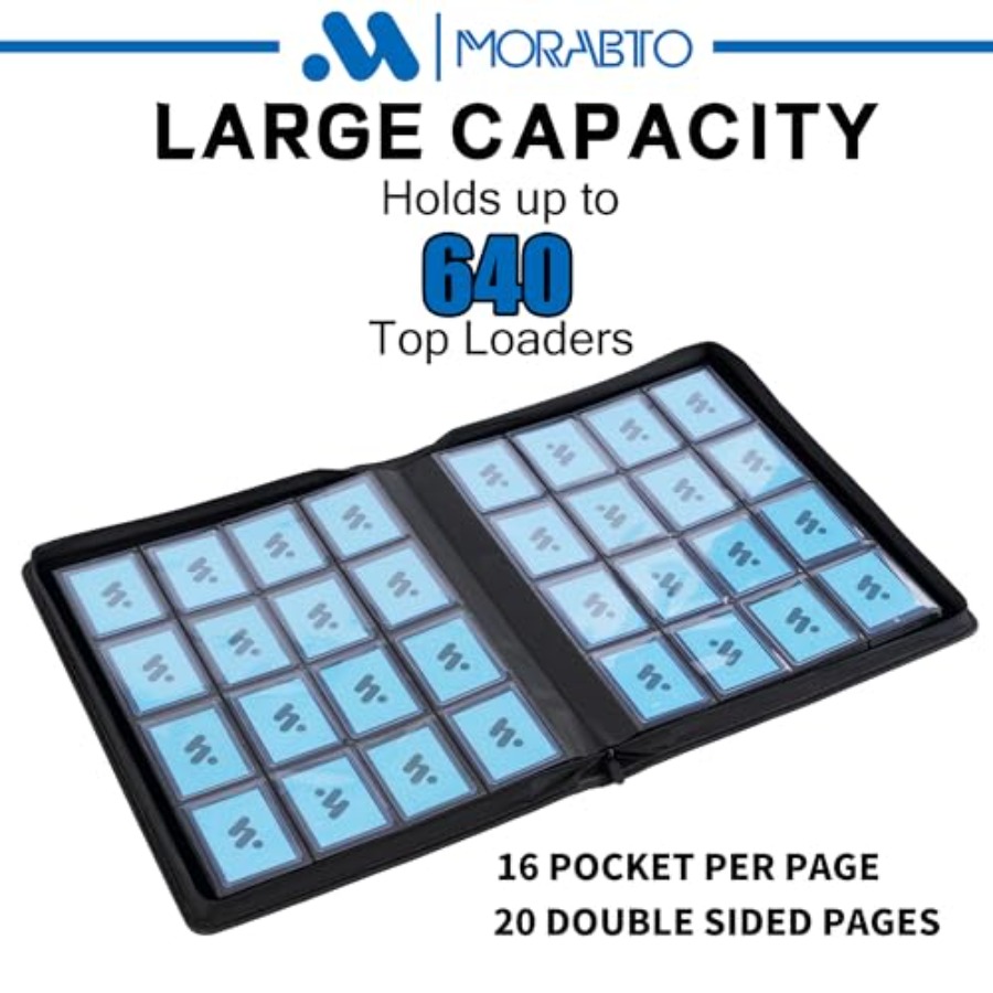 Toploader Binder Holds 640 Top - Card Top Loader recension och pris
